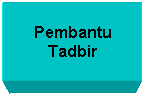 Text Box: Pembantu Tadbir
